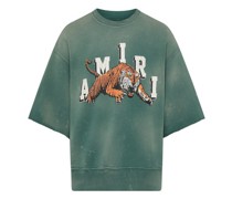 Vintage-T-Shirt mit Tigerdruck