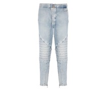 Gerippte Slim Jeans
