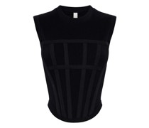Geripptes Korsett-Top