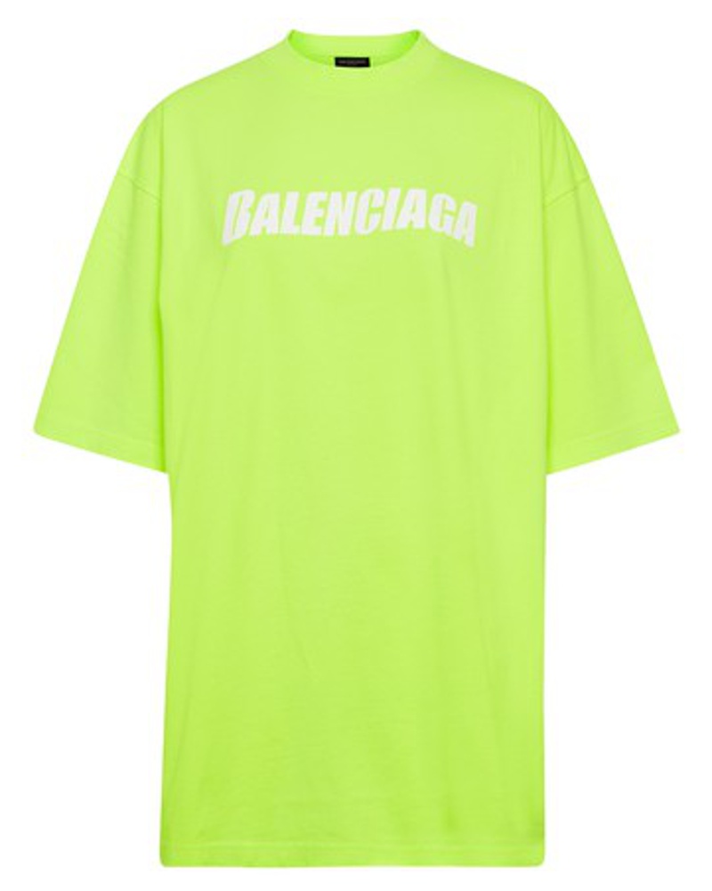 Balenciaga Damen Caps T-Shirt Boxy Fit Balenciaga Damen Caps T-Shirt Boxy Fit