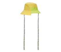 Asymmetrischer Bucket Hut mit Colourblocks