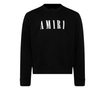 Rundhalspullover mit Logo Amiri Core