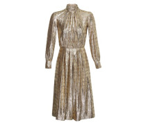Jumpsuit Mit Goldenem Lamé-Effekt