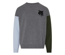 Pullover Fow Head Intarsia