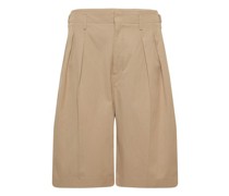 Bermudas mit Plissee
