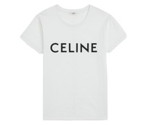 Celine T-Shirt Aus Baumwolle