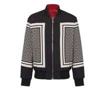 Wendbarer Bomber-Blouson Foulard mit Monogramm
