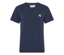 Regular-T-Shirt mit Patch Fox Head