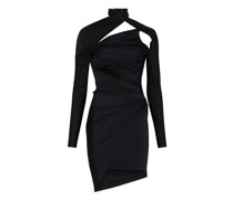 Asymmetrisches Jersey-Kleid