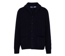Cardigan mit Zopfmuster