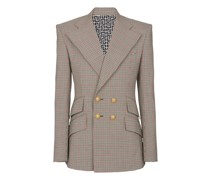 70'-Jacke mit Prince-of-Wales-Muster