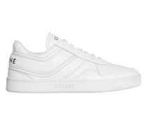 Celine Trainer Low schnür-sneakers in kalbsleder
