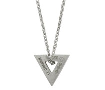 Halskette Dreieck le 0,5g Silber 925 glatt gebürstet