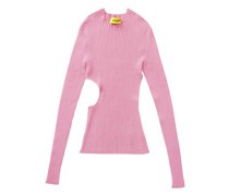 Geripptes Top mit Cut-outs Zero201