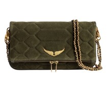 Clutch Rock Veloursleder Gesteppt