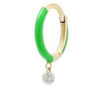 Ohrring Enamel mit grünem Diamanten