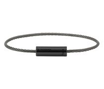 Kabelarmband le 5g schwarze Keramik glatt poliert