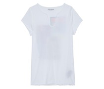 T-Shirt mit Henley-Ausschnitt