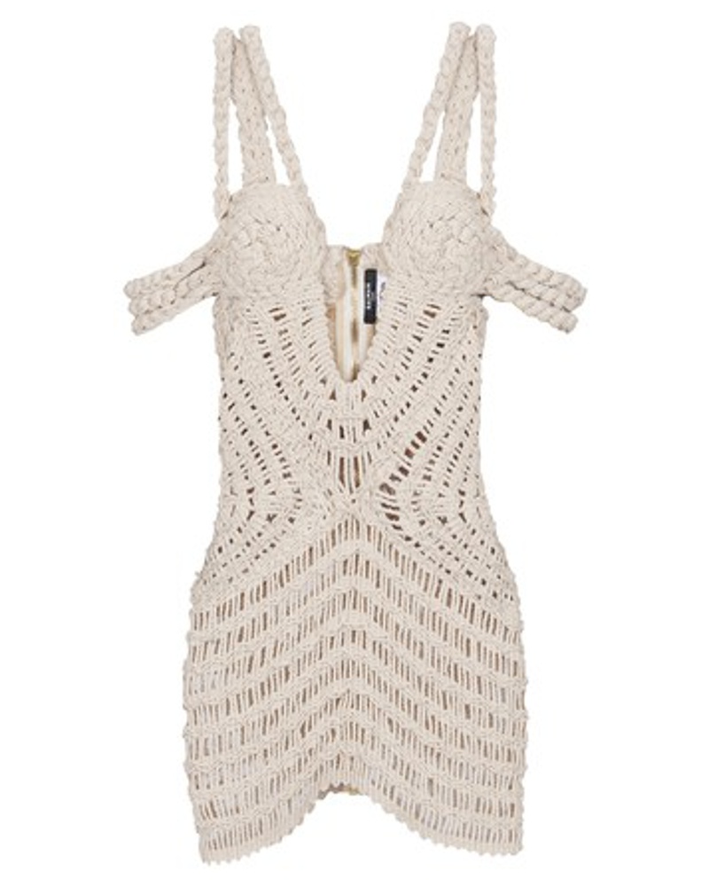 Balmain Damen Kurzes Kleid