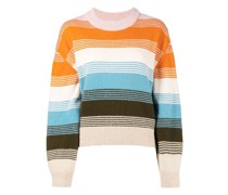 Vollständig gestreifter Pullover