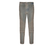 Gerippte Slim Jeans