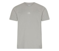 24/1 Jersey-T-Shirt mit 3-Karten-Kunstdruck