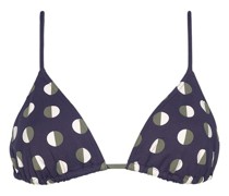 Triangel-Bikinioberteil Uni Nocturne Lune
