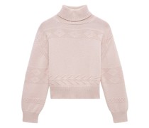Guernsey-Pullover mit Rollkragen
