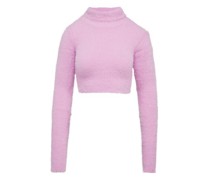 Kurzer Rollkragenpullover