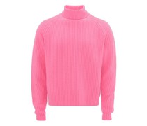 Rollkragenpullover mit Raglanärmeln