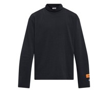 Rollkragenpullover mit Logo