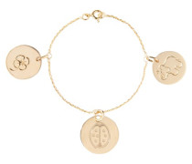 Armband 3 Medaillen Gold