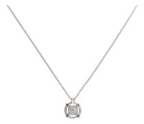 Halskette Crossway PM mit Diamanten und in Silber