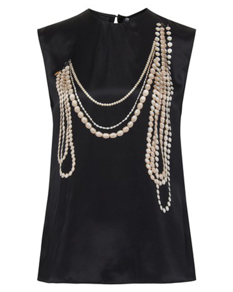 Stella McCartney Damen Ärmelloses Oberteil mit Print Stella McCartney Damen Ärmelloses Oberteil mit Print