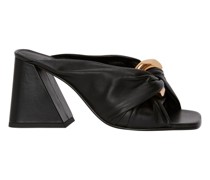 Leder-Mules nglied und Twist
