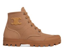 Patapans Lace Up Boot In Canvas