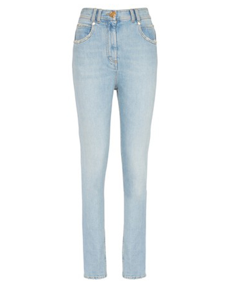 Balmain Damen Skinny-Jeans