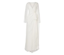 Ökologisch nachhaltiges Chiffonkleid mit Kapuze
