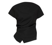 Drapiertes Kurzarm-Top