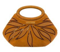 Handtasche mit Laser-Blättern Small