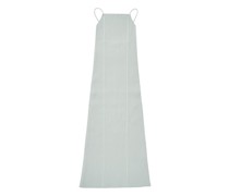 Geripptes Camisole-Kleid in Midi-Länge Zero104