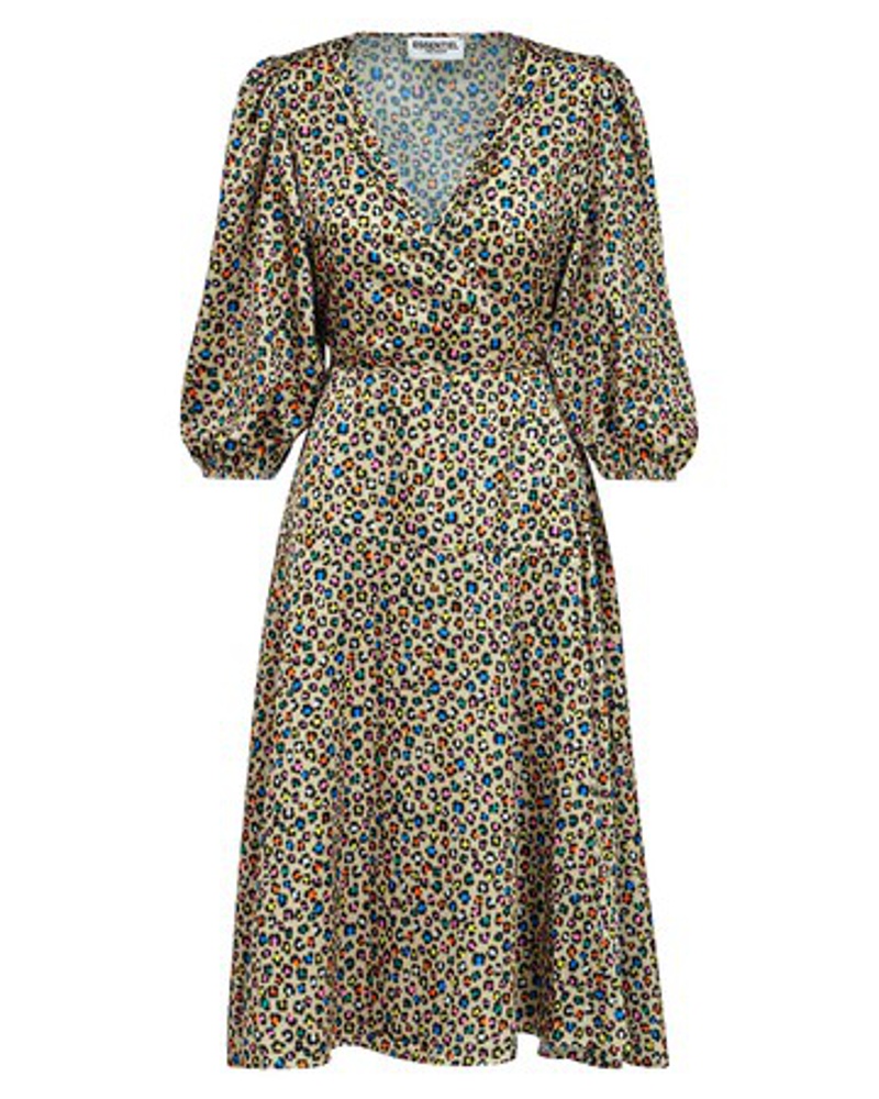 Essentiel Damen Kleid mit Leopardenprint Dilami