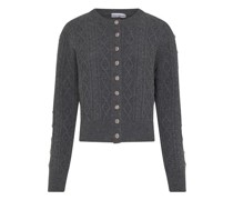Cardigan mit Rippbündchen