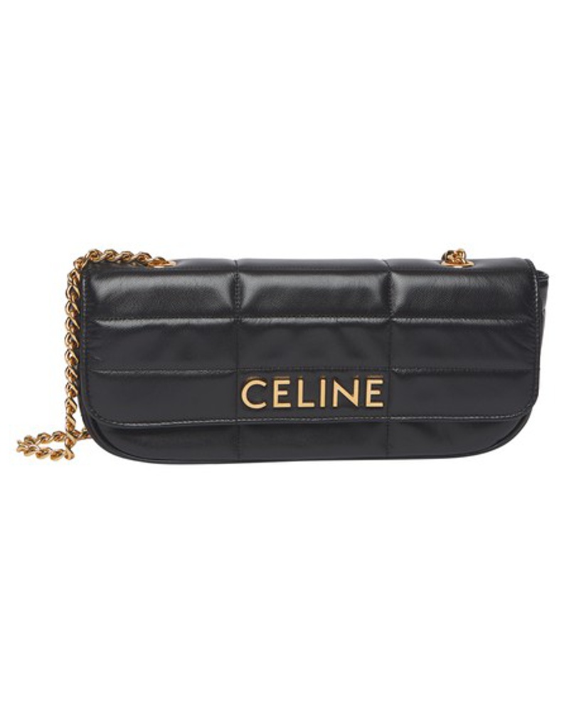 Celine Tasche belt bag medium Leder schwarz gold Hardware