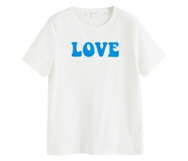 Baumwoll-T-Shirt Love