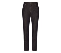 Blaue Stretch-Jeans in Slim Fit