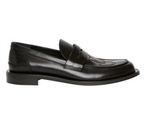 Leather Moccasin Loafers