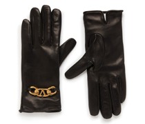 Lederhandschuhe Vlogo Chain