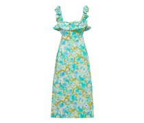 Midikleid Frilled