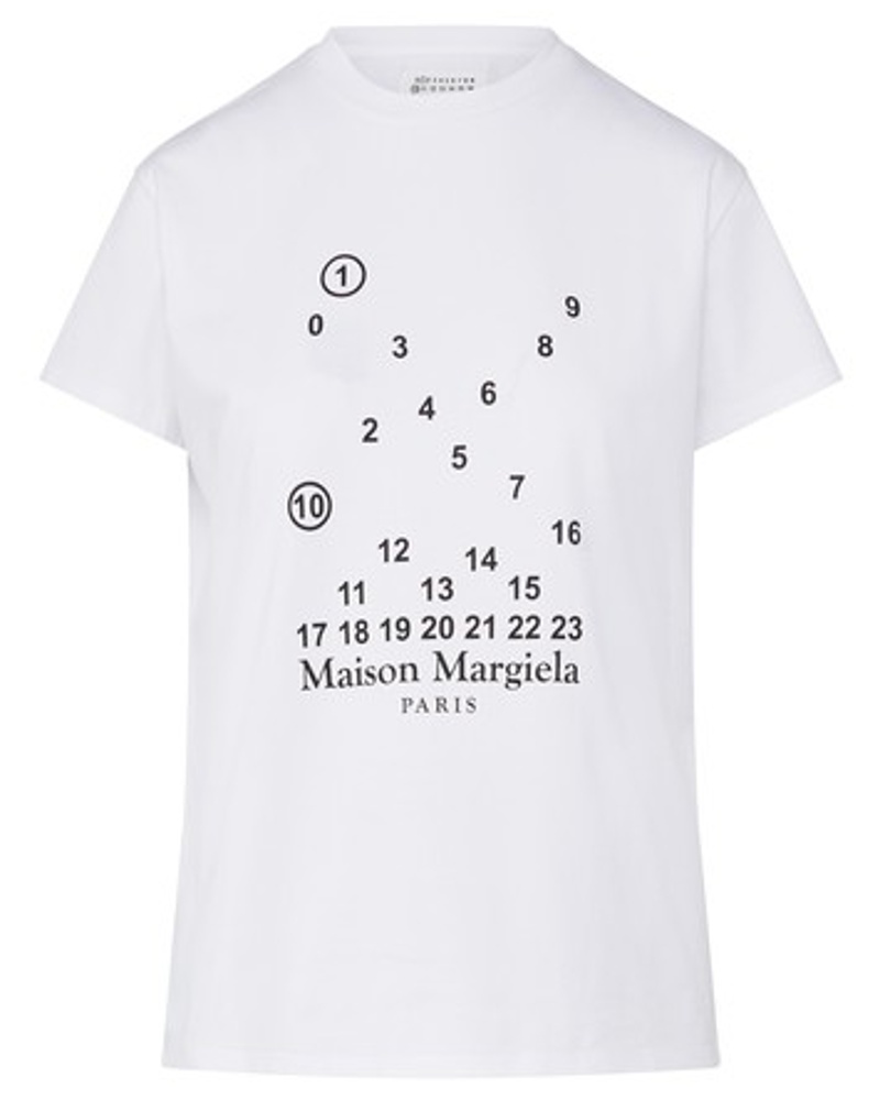 Maison Margiela Damen Bedrucktes T-Shirt Bubble